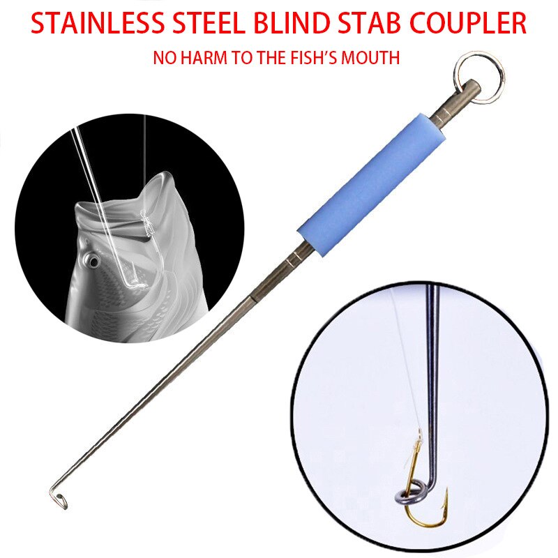 Fishing Equipment Australia - Fishing Hook Remover 2Pcs Stainless Steel