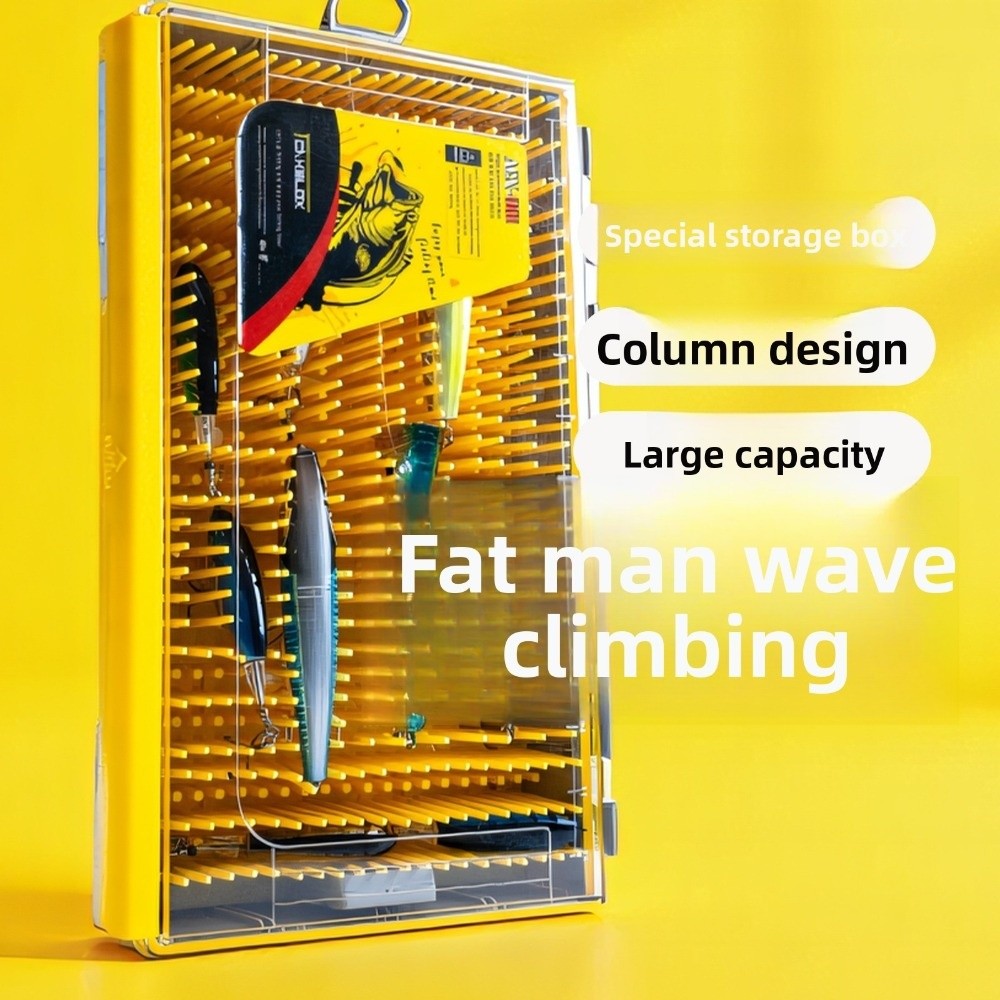 Fishing Equipment Box - Yellow EDGE Flex Crankbait Box Waterproof