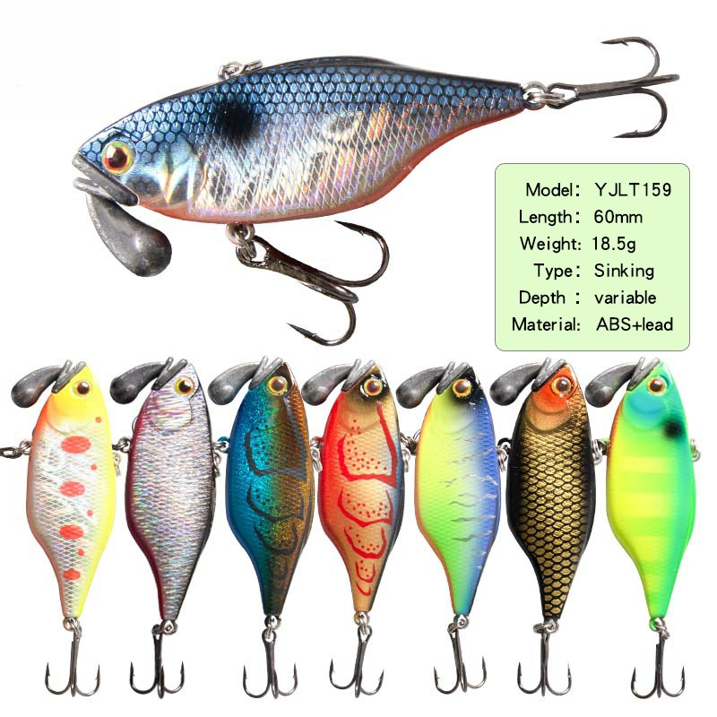 Fishing Equipment Japan - Japanese DesignSinking Minnow60mm18.5g VIB Wobbler variableFishingLure