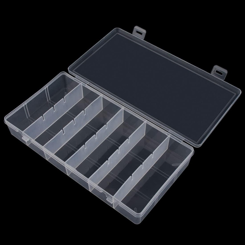 Clear Visible Plastic Storage  - Fishing Equipment Box บทวิจารณ์และราคา