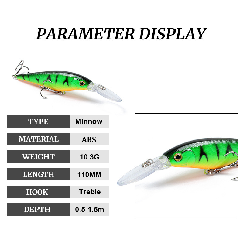 1Pc Minnow Fishing Lure 11cm 1 - Fishing Equipment Japan บทวิจารณ์และราคา