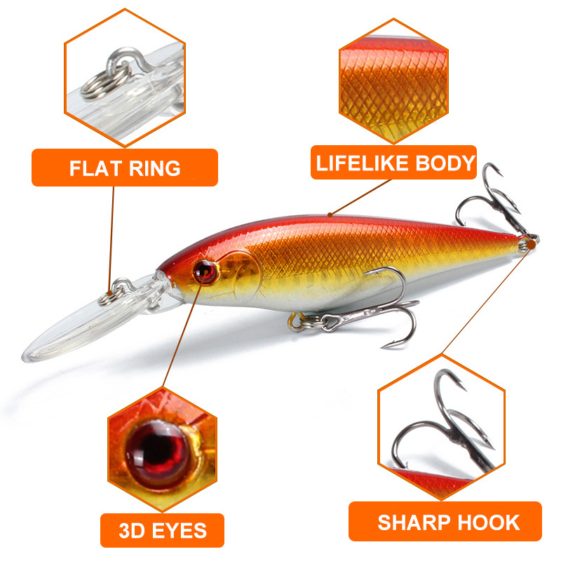 1Pc Minnow Fishing Lure 11cm 1 - Fishing Equipment Japan บทวิจารณ์และราคา