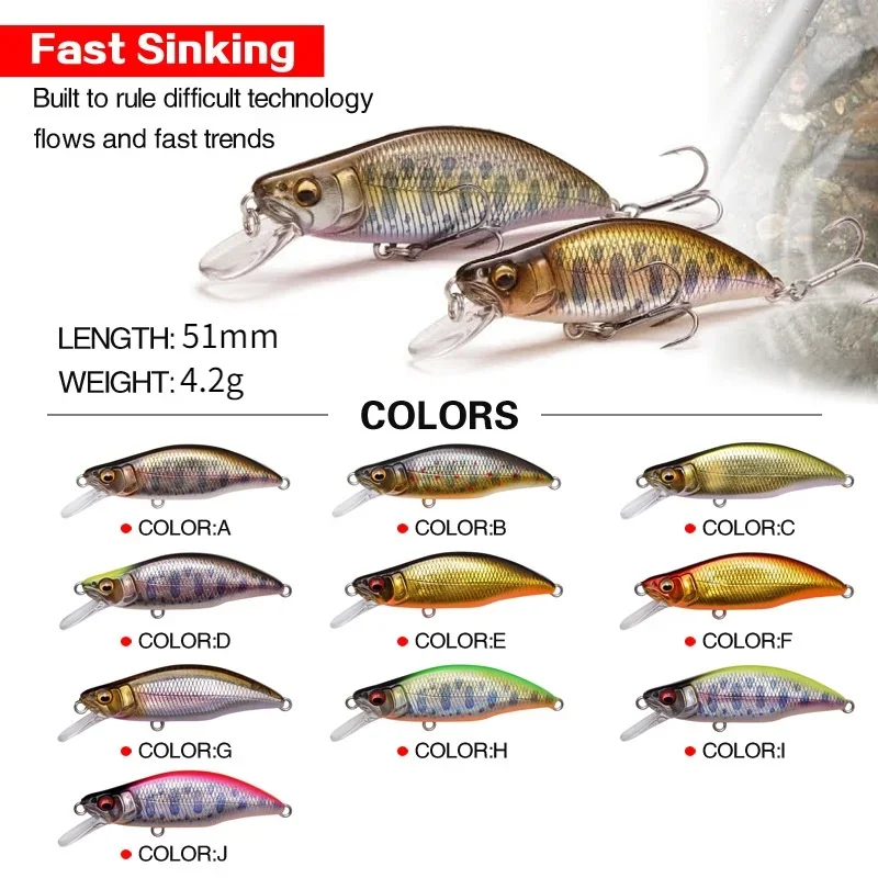 1pc Japan Design 51mm 4.2g Sin - Fishing Equipment Japan บทวิจารณ์และราคา