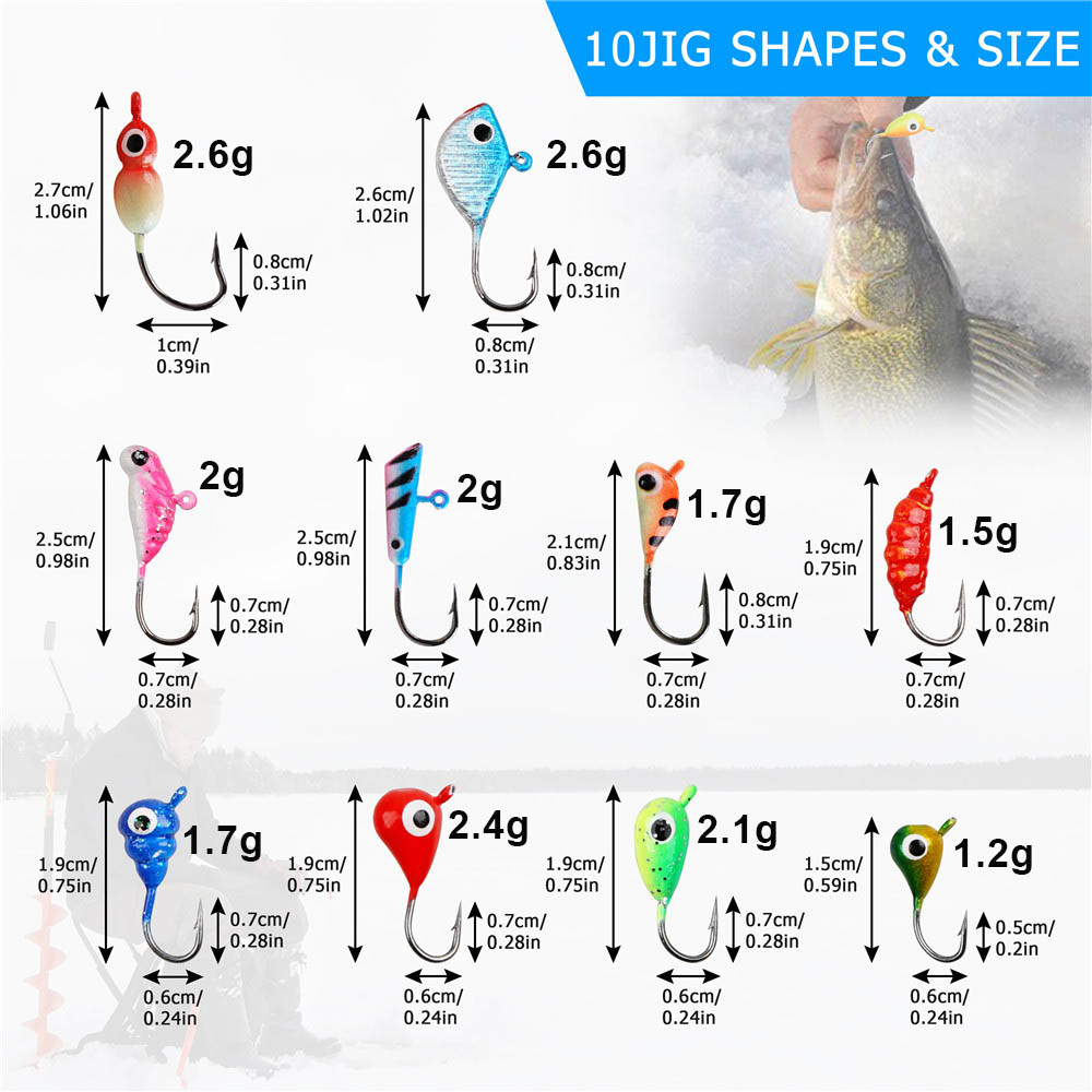 24Pcs ice fishing gear Kit Lum - Fishing Equipment Shop บทวิจารณ์และราคา