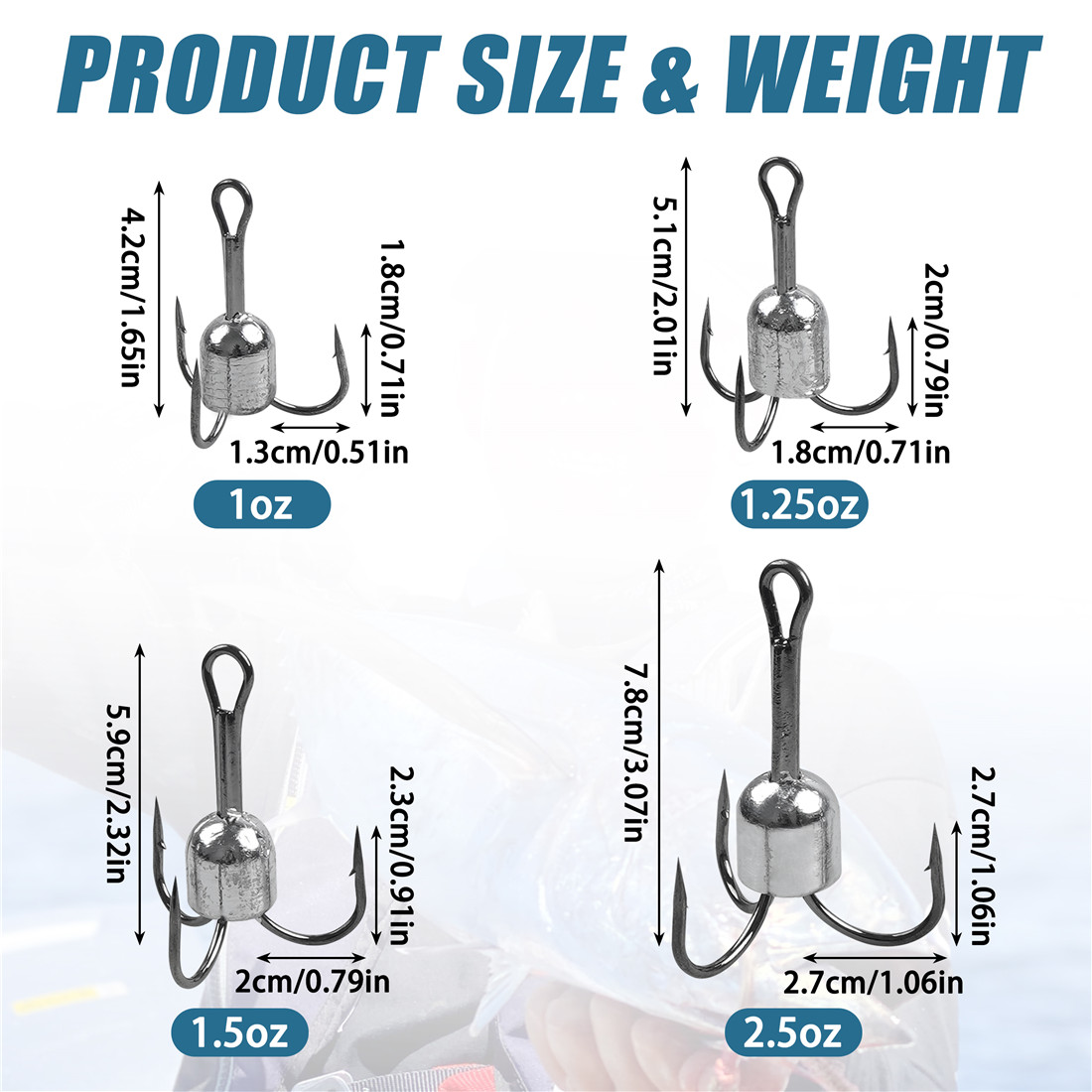 10PCS Snagging treble hooks We - Fishing Equipment Shop บทวิจารณ์และราคา