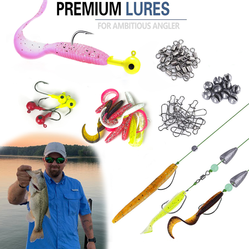 New 120PCS Fishing Lure Set So - Fishing Equipment Box บทวิจารณ์และราคา
