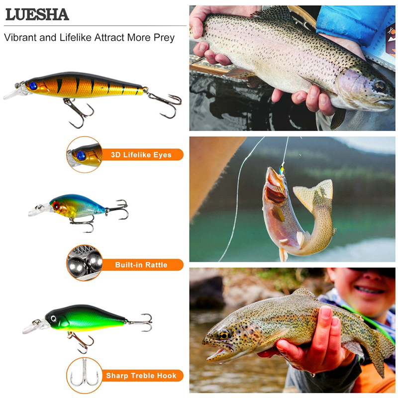 New 120PCS Fishing Lure Set So - Fishing Equipment Box บทวิจารณ์และราคา