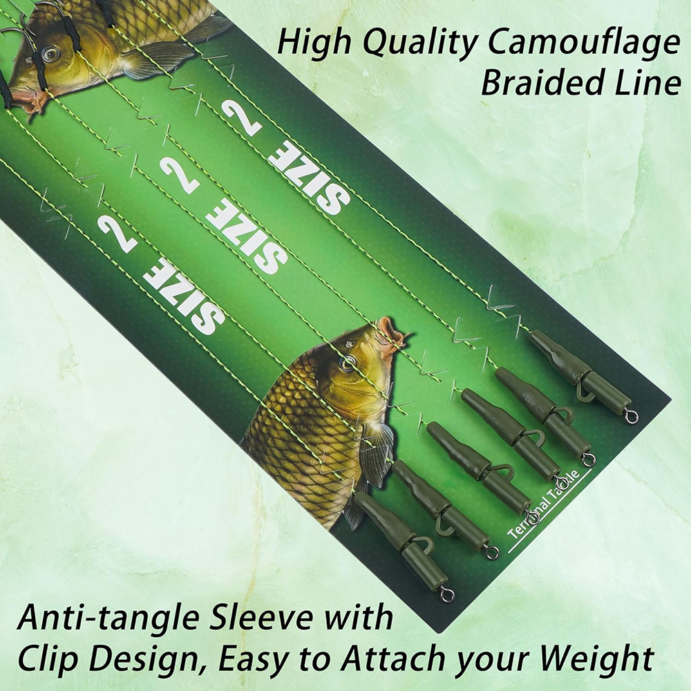 12Pcs Carp fishing hair rigs P - Fishing Equipment Shop บทวิจารณ์และราคา