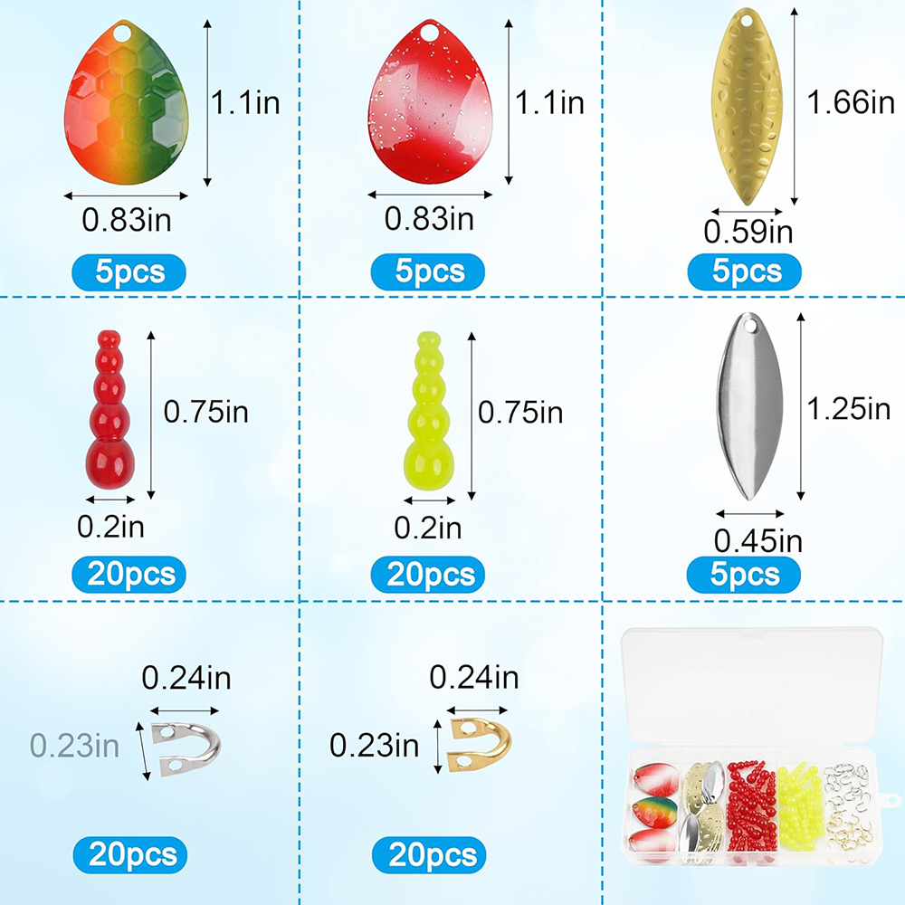 100Pcs Walleye Rig Making Kit  - Fishing Equipment Shop บทวิจารณ์และราคา