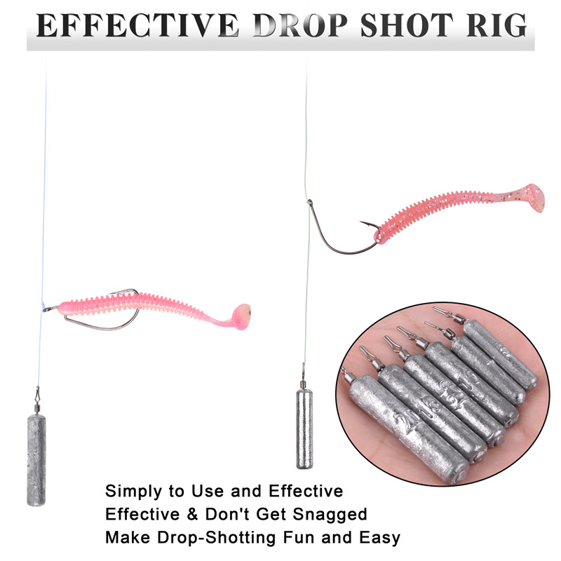 24pcs/lot Drop shot rigs Lead  - Fishing Equipment Shop บทวิจารณ์และราคา