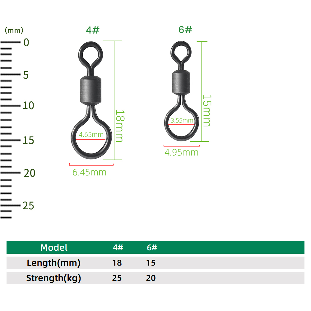 100pcs Carp Fishing Swivel Big - Fishing Equipment Wholesale บทวิจารณ์และราคา
