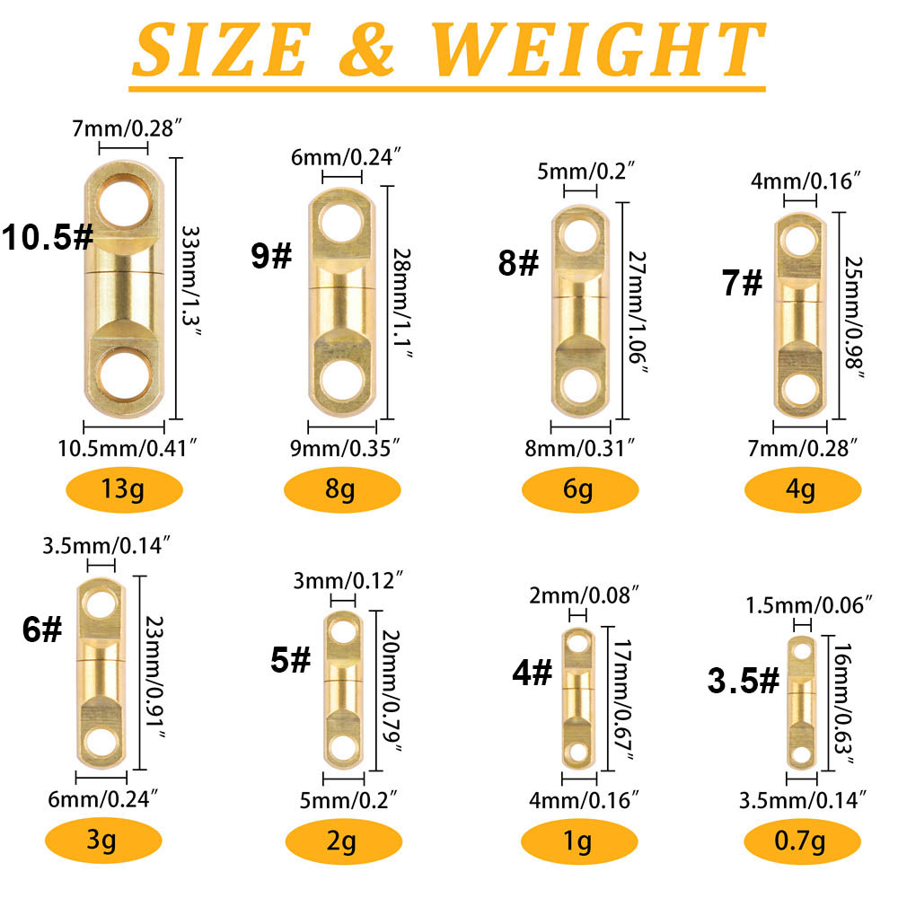 3/5/10/15PCS Copper Fishing He - Fishing Equipment Shop บทวิจารณ์และราคา