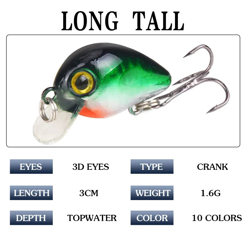 1-5pcs 30mm 2g Crazy wobbler M - Fishing Equipment Japan บทวิจารณ์และราคา