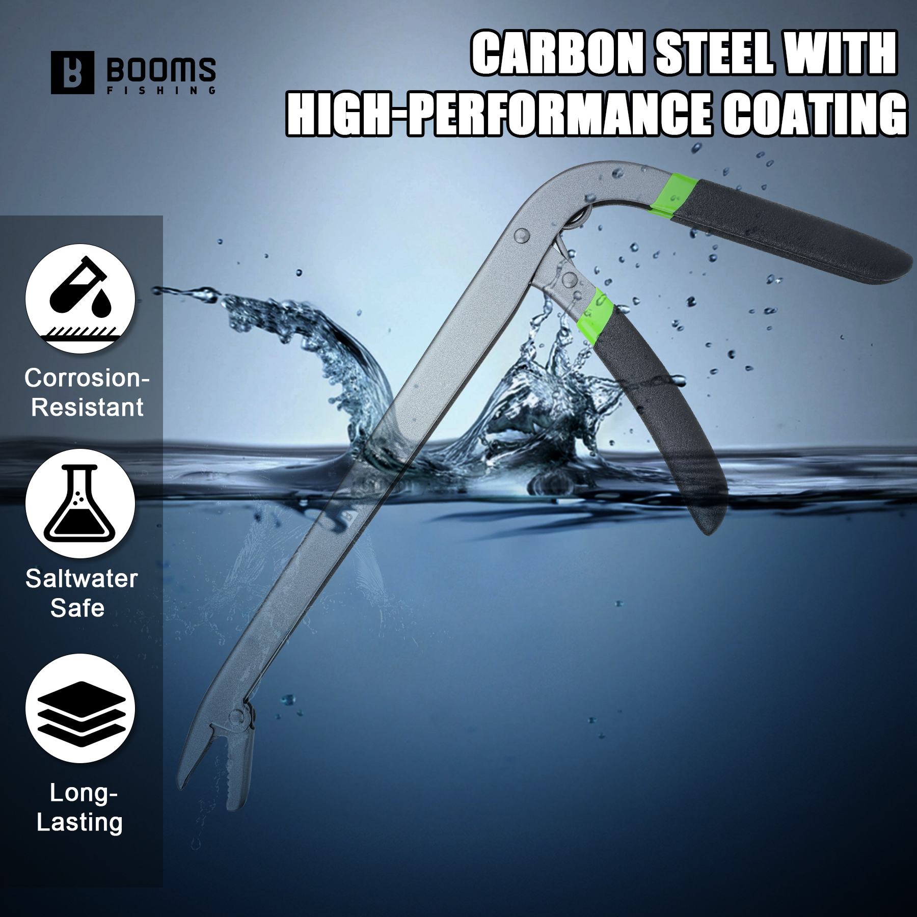 Booms Fishing 25cm Carbon Stee - Fishing Equipment Australia บทวิจารณ์และราคา
