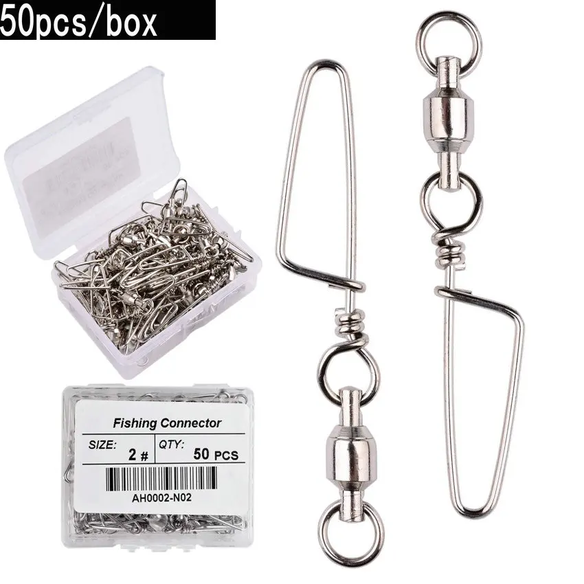 50pcs Fishing Ball Bearing Swi - Fishing Equipment Box บทวิจารณ์และราคา