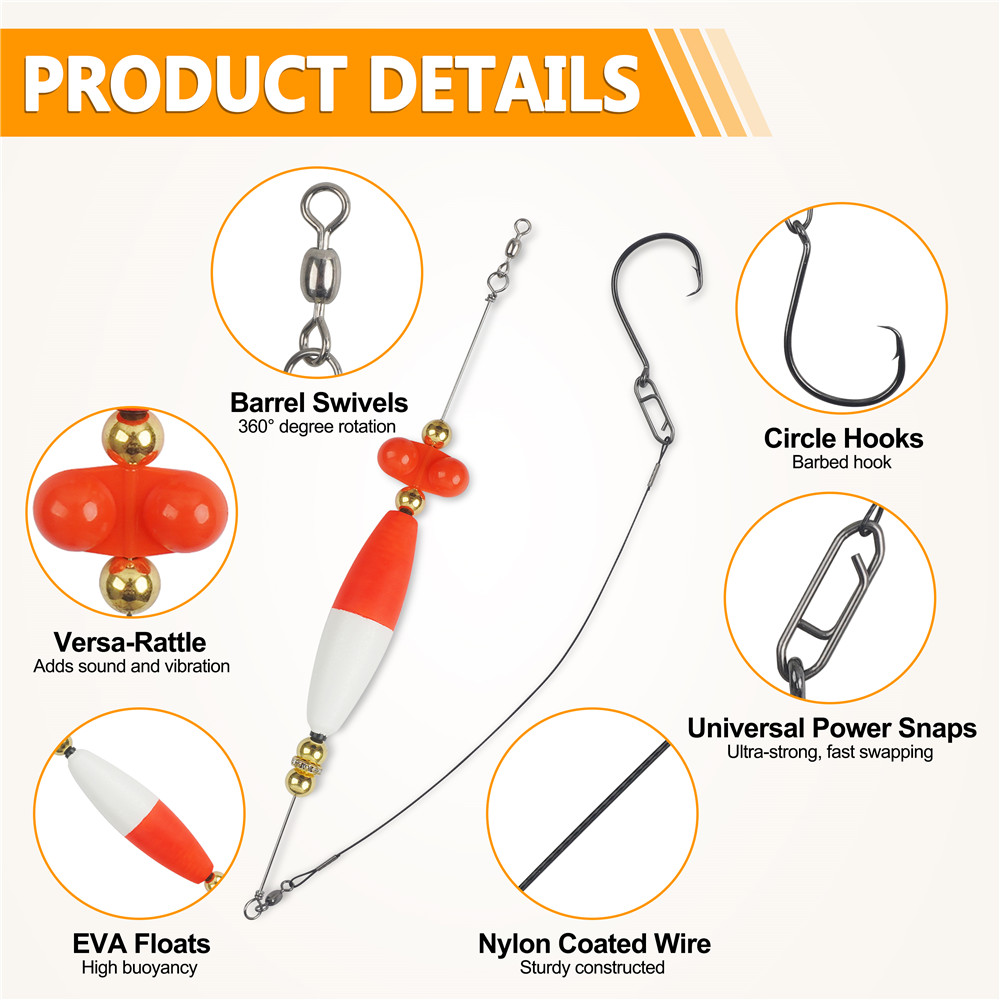 3pcs Rattle Catfish Rig Float  - Fishing Equipment Shop บทวิจารณ์และราคา