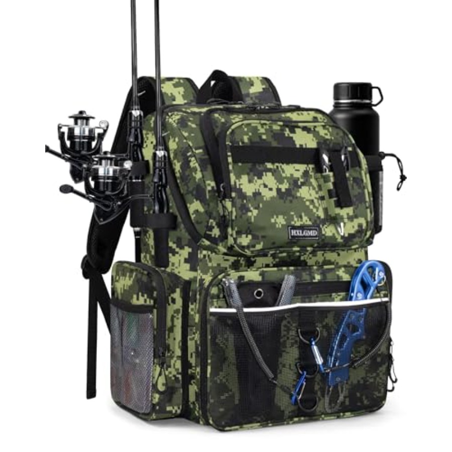 Fishing Backpack with Rod Hold - Rod Holder Fishing บทวิจารณ์และราคา