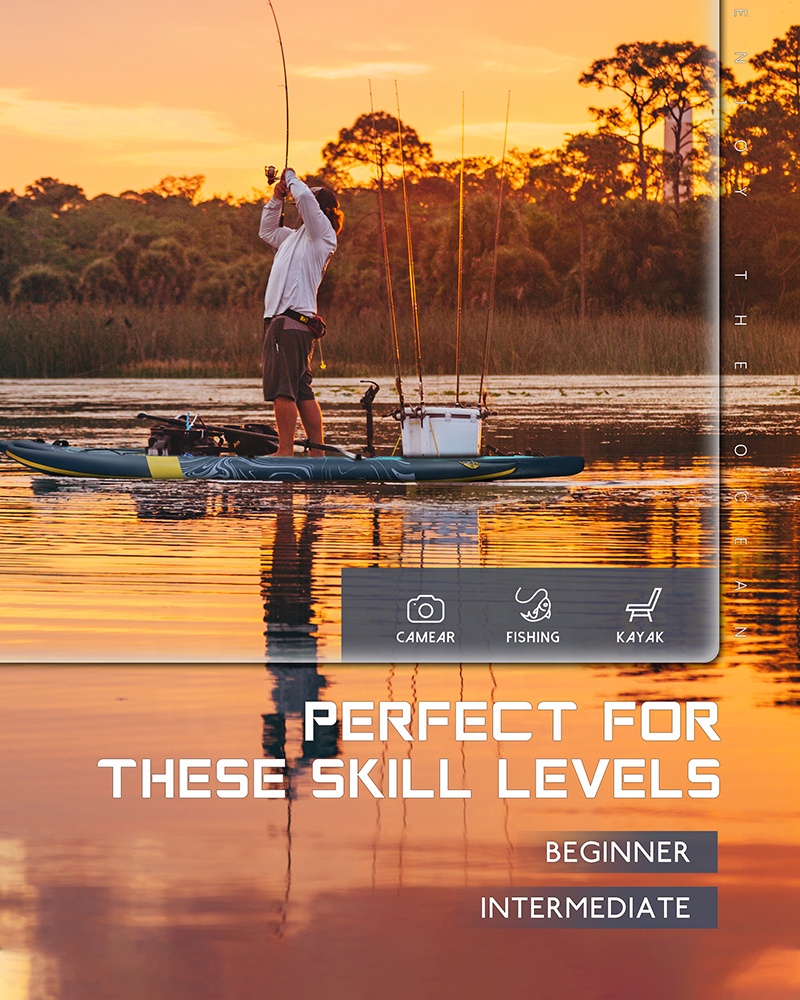 Three Air Chamber Inflatable F - Rod Holder Fishing บทวิจารณ์และราคา