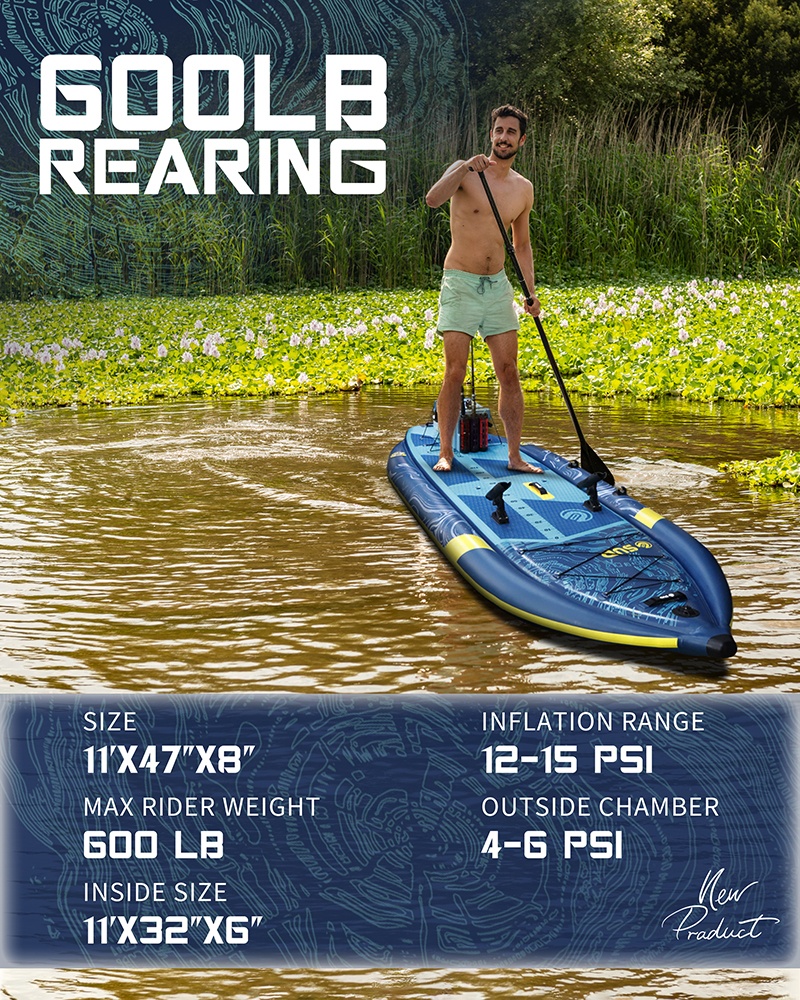 Three Air Chamber Inflatable F - Rod Holder Fishing บทวิจารณ์และราคา
